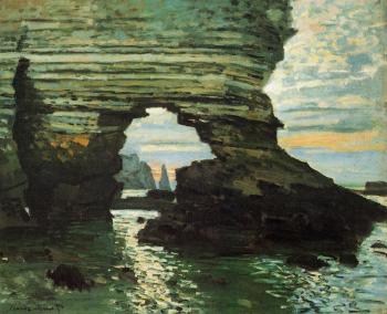 Claude Oscar Monet : The Porte d'Amont, Etretat